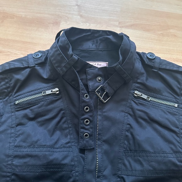 Black short summer jacket - Picture 5 of 5